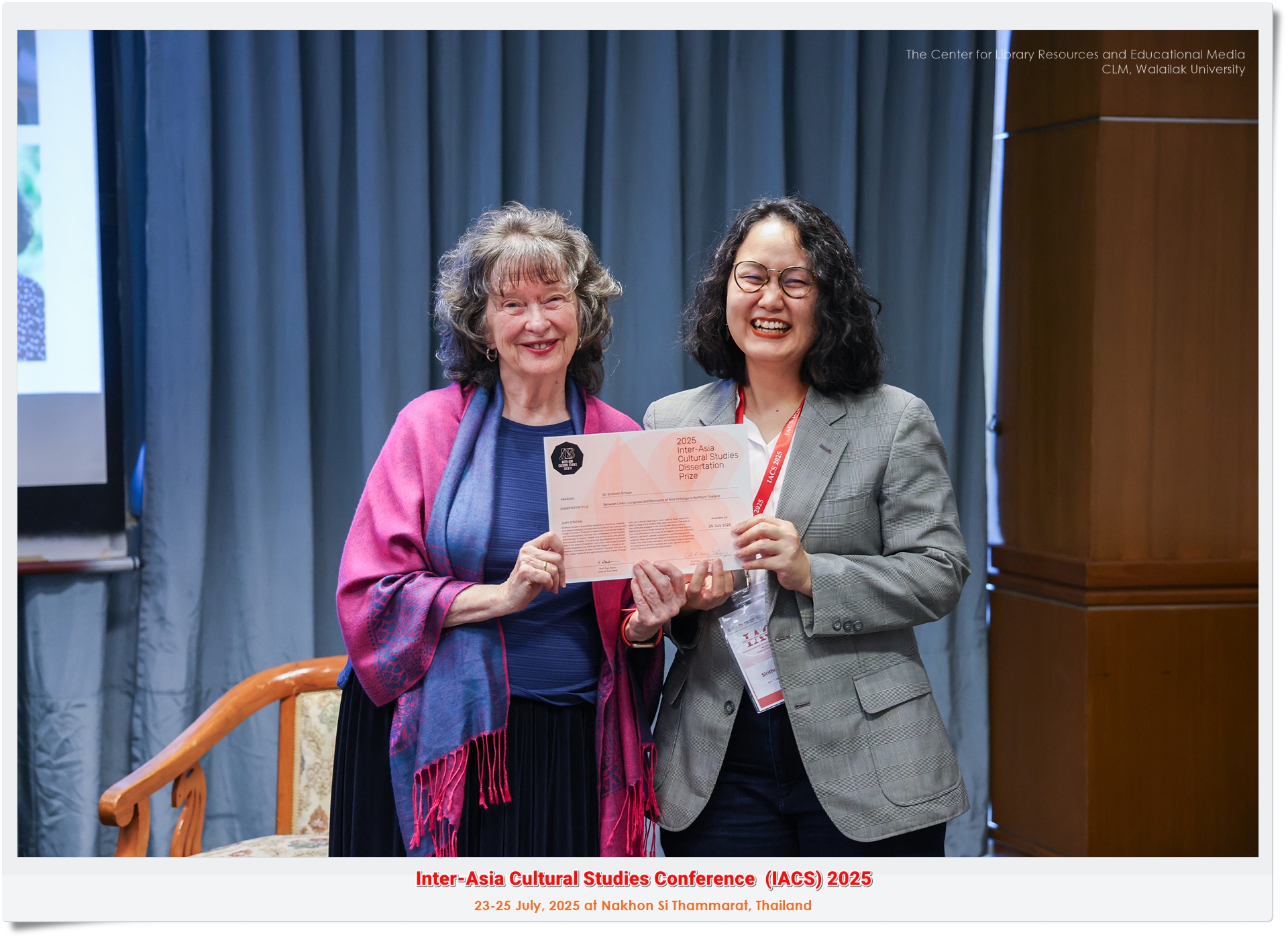 2025 IACS Dissertation Prize Winner